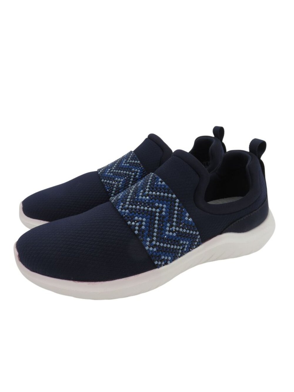 NEW No Box Clarks Women 8.5 M Cloudsteppers Nova Way Slip On Sneakers Shoes Blue